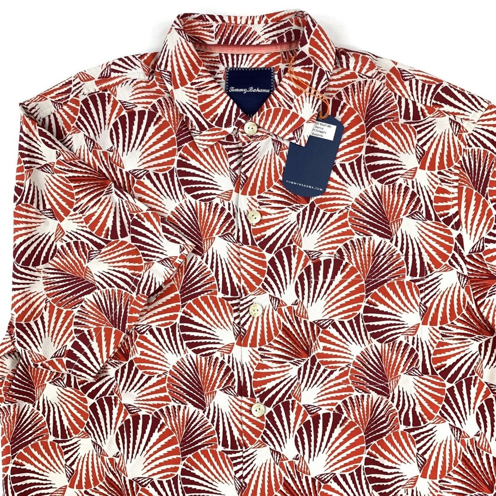 Tommy Bahama Camp Shirt Shall We Dance Silk